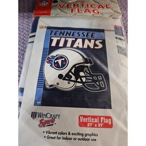 Tennessee Titans  Vertical Flag 27" x 37" by WinCraft  New 2001 NFL